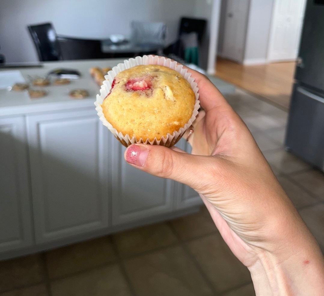 Berry blush muffins. 12 pack